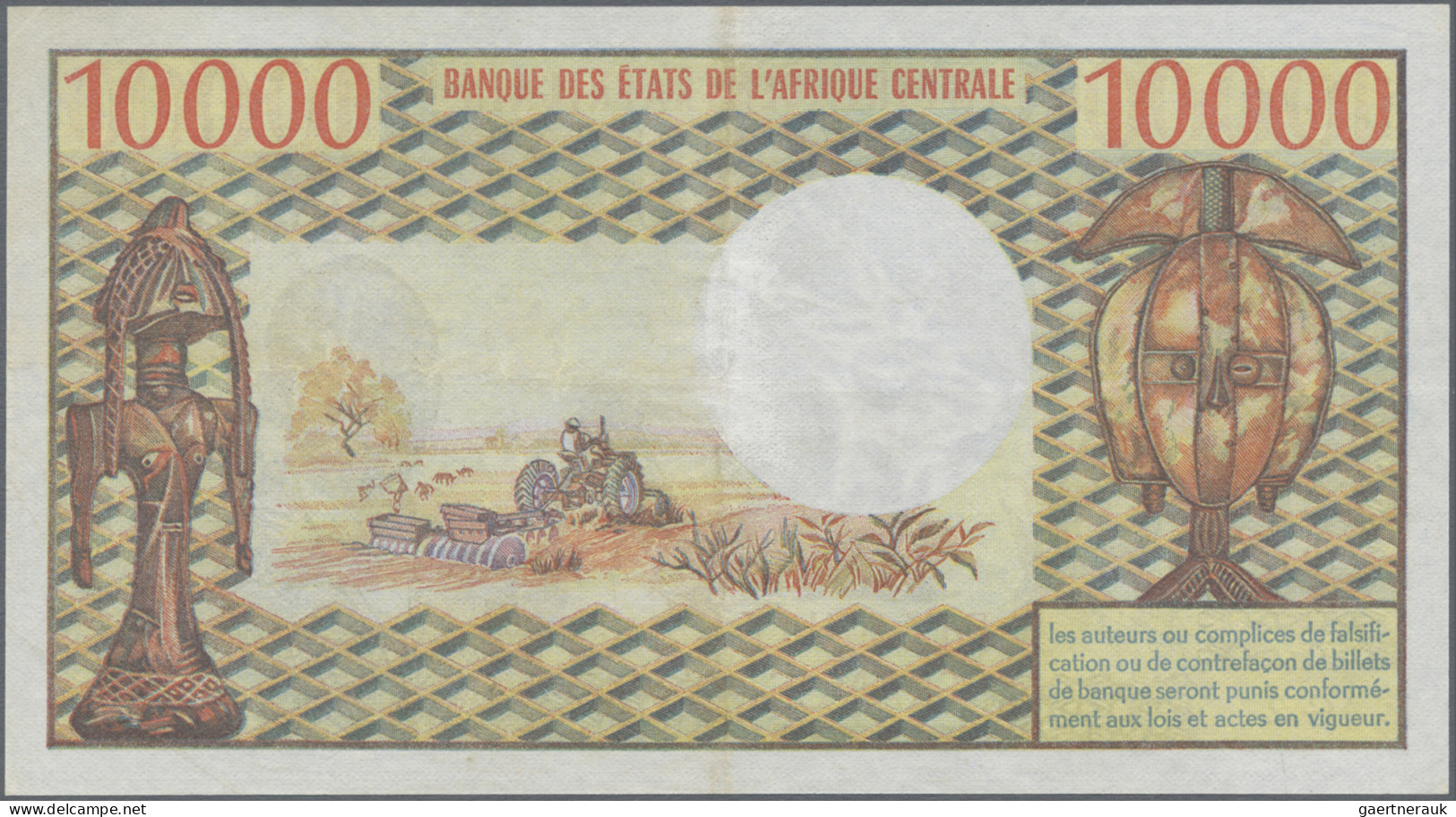 Central African Republic: Banque Des États De L'Afrique Centrale - Empire Centra - Centrafricaine (République)