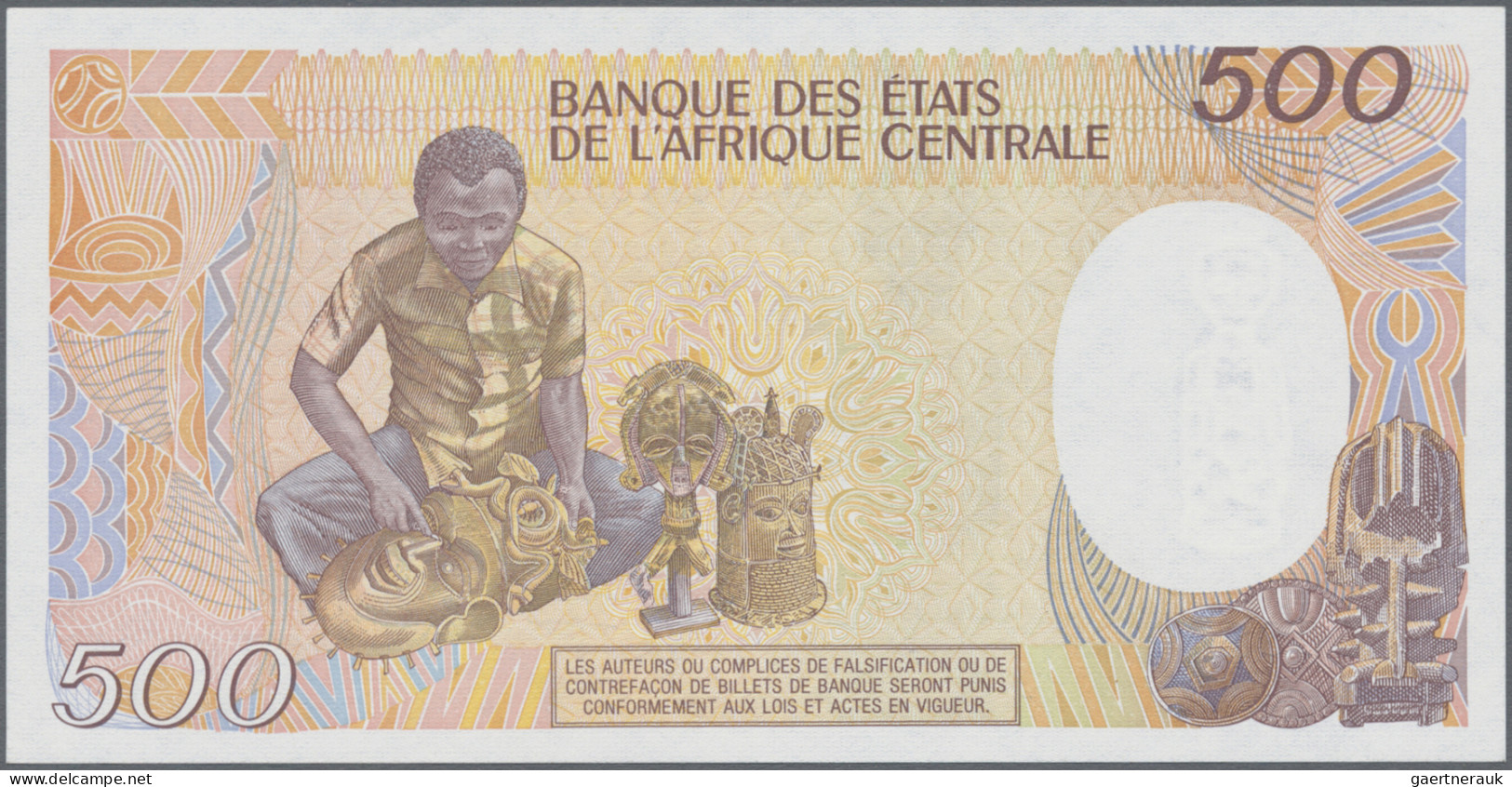 Central African Republic: Banque Des États De L'Afrique Centrale - République Ce - Centraal-Afrikaanse Republiek