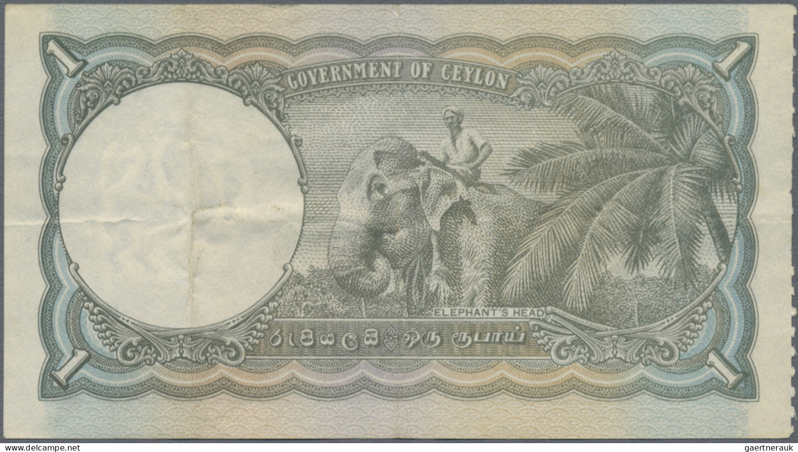 Ceylon: The Government Of Ceylon, Pair With 1 Rupee 1st February 1941 (P.30, VF+ - Sri Lanka