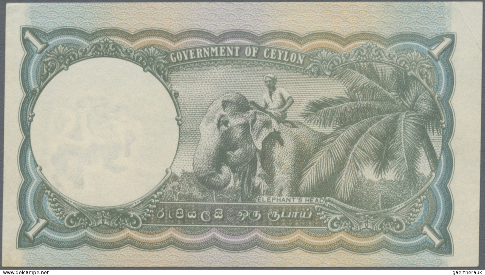 Ceylon: The Government Of Ceylon, Pair With 1 Rupee 1st February 1941 (P.30, VF+ - Sri Lanka