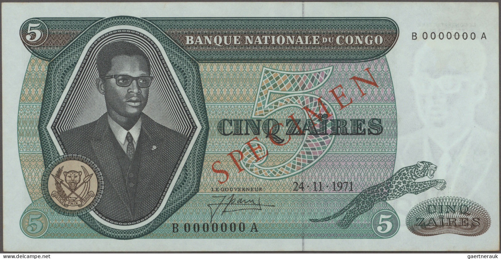 Congo: Banque Nationale Du Congo, Lot With 15 Banknotes, Series 1962-1971, Consi - Non Classificati