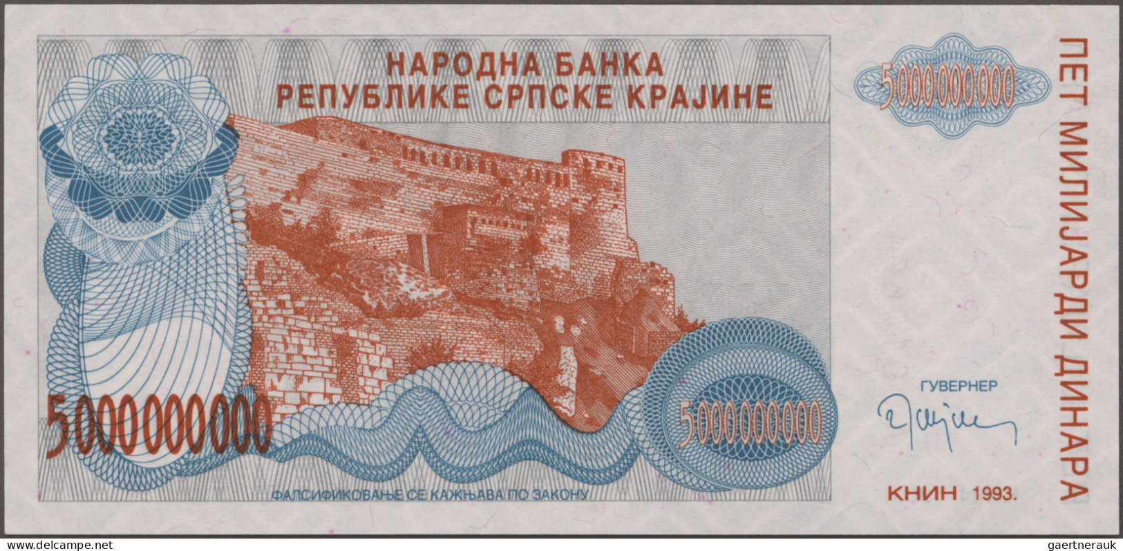 Croatia: Huge Lot With 45 Banknotes, Series 1943-2002, With Many Varieties Of Th - Kroatië