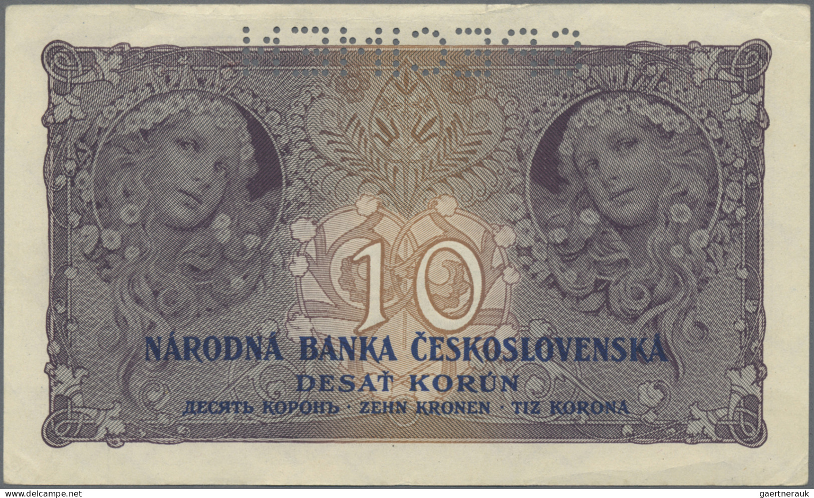 Czechoslovakia: Republika And Narodni Bank Ceskoslovenska, Lot With 3 Banknotes - Czechoslovakia