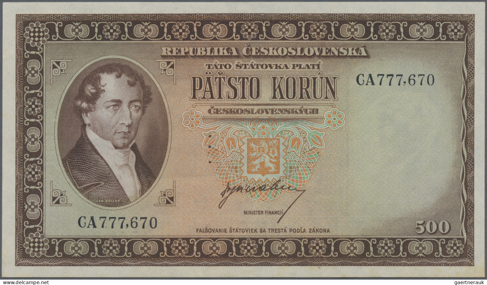 Czechoslovakia: REPUBLIKA ČESKOSLOVENSKÁ, Lot With 31 Banknotes, Series 1945-195 - Czechoslovakia