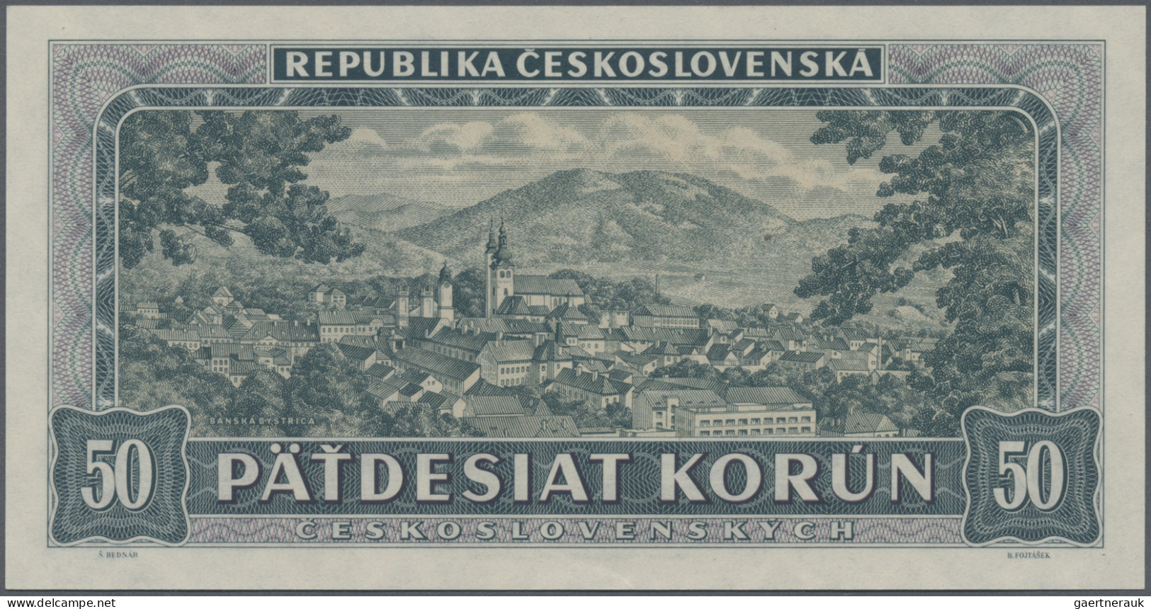 Czechoslovakia: REPUBLIKA ČESKOSLOVENSKÁ, lot with 31 banknotes, series 1945-195