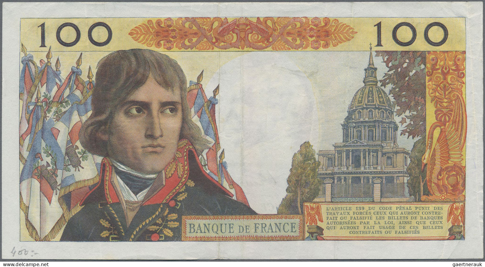 France: Banque De France, Pair With 2x 100 Nouveaux Francs 1963, P.144, Both In - 1955-1959 Overprinted With ''Nouveaux Francs''
