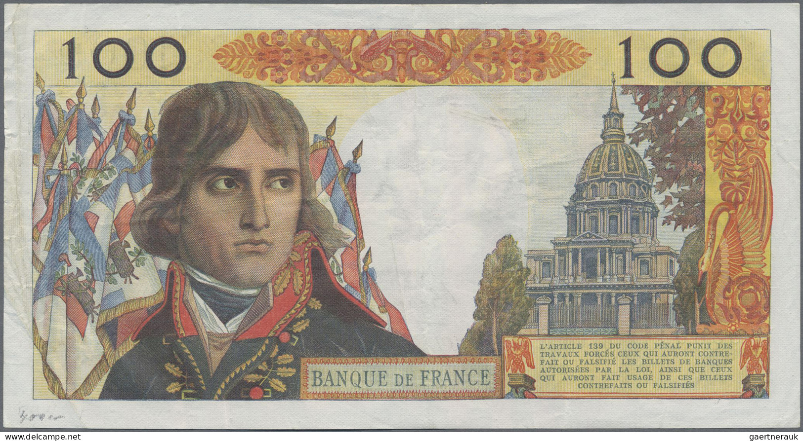 France: Banque De France, Pair With 2x 100 Nouveaux Francs 1963, P.144, Both In - 1955-1959 Surchargés En Nouveaux Francs