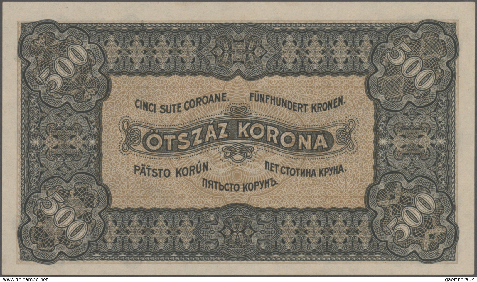 Hungary: Ministry Of Finance, Lot With 4 Banknotes, Series 1923, With 2x 100 Kor - Ungarn