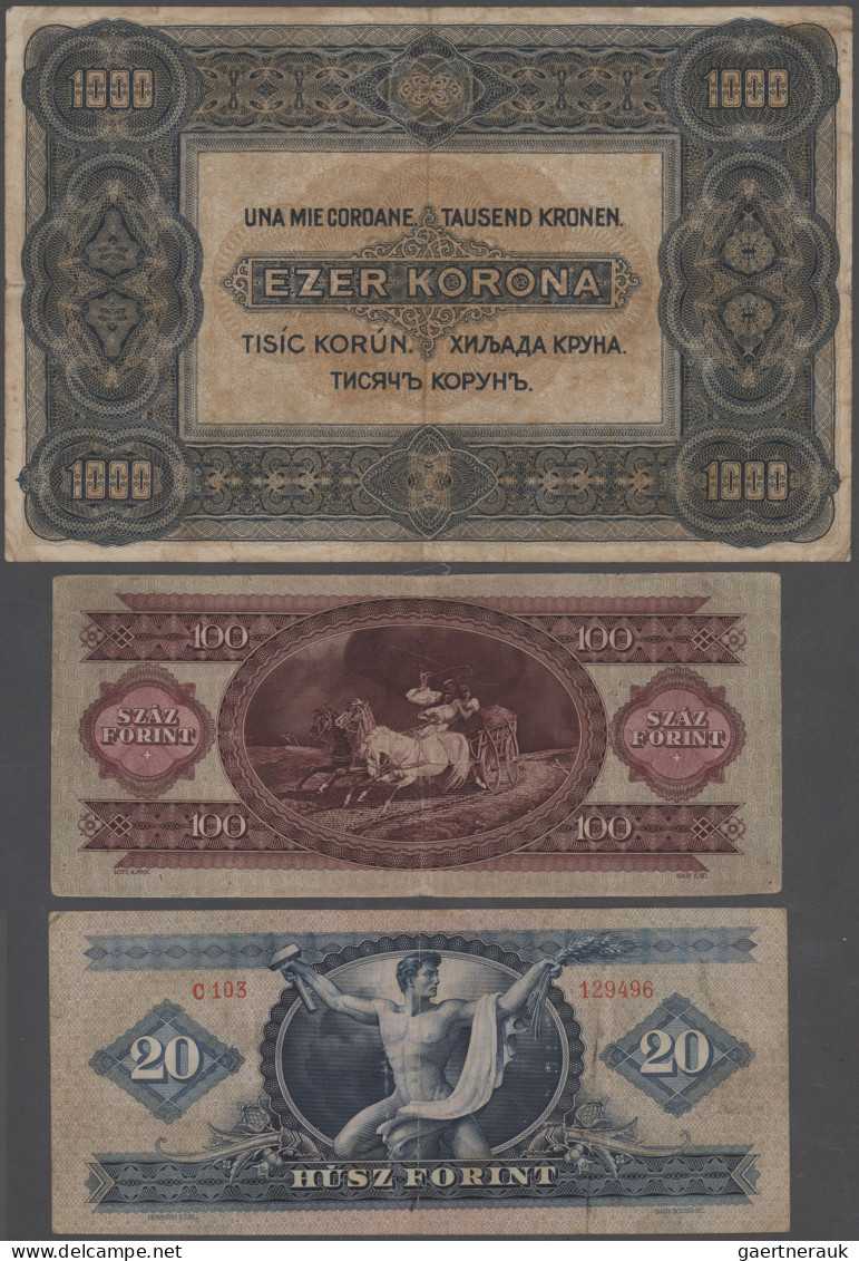 Hungary: Album With About 130 Banknotes Hungary, Series 1849 Till Present, Compr - Hungary