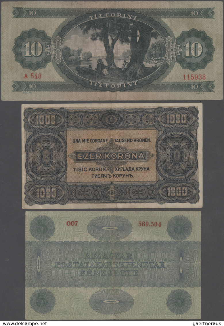 Hungary: Album With About 130 Banknotes Hungary, Series 1849 Till Present, Compr - Ungarn