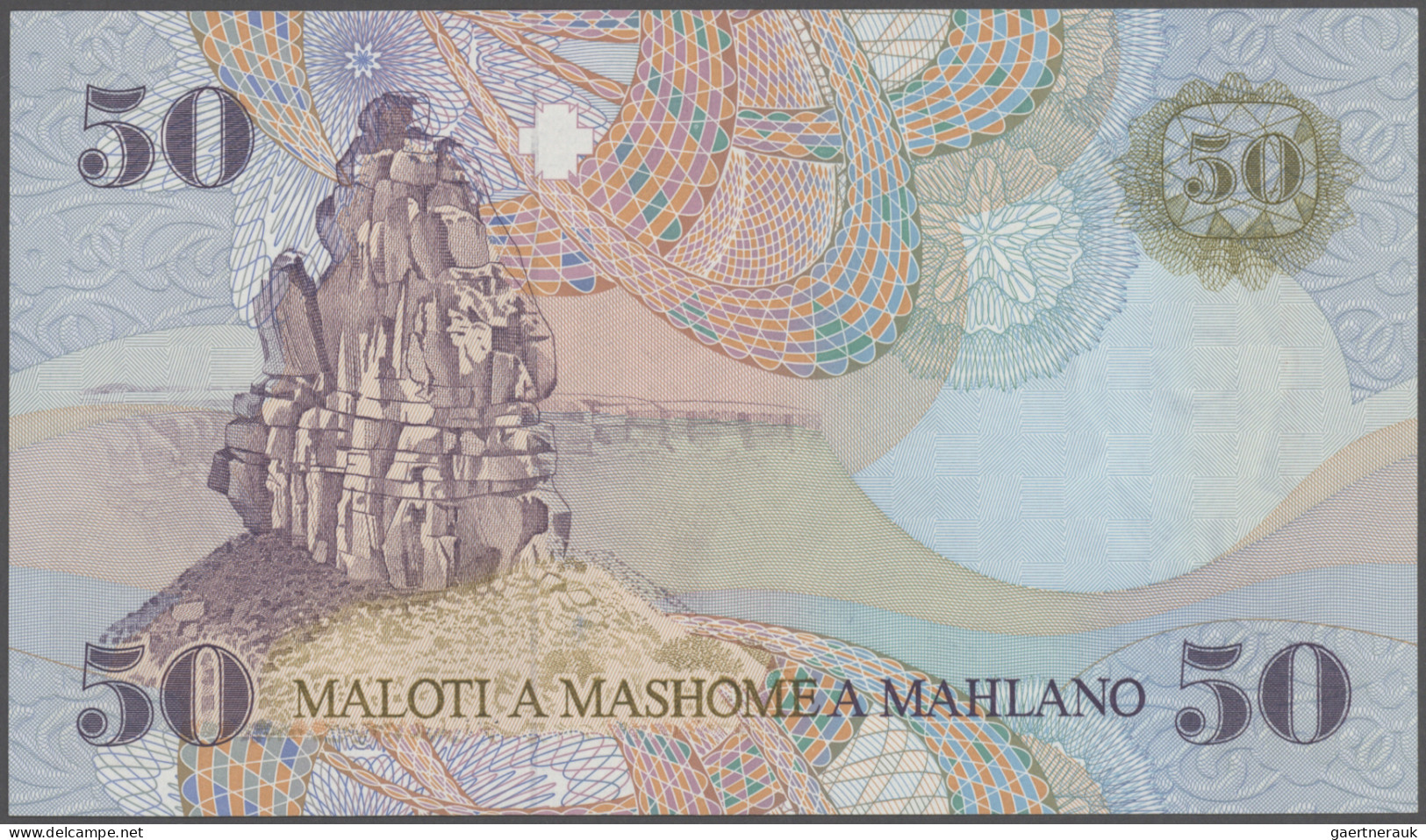 Lesotho: Central Bank Of Lesotho, 50 Maloti 1989, P.13 In Perfect UNC Condition. - Lesotho