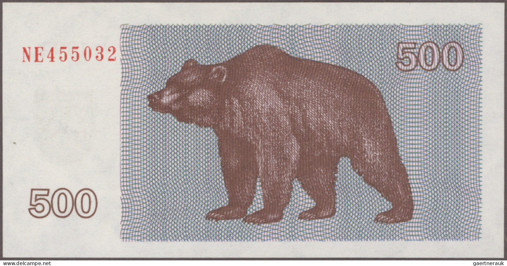 Lithuania: Lietuvos Respublika, Set With 16 Banknotes, 1991-1993 Series, Includi - Lituanie