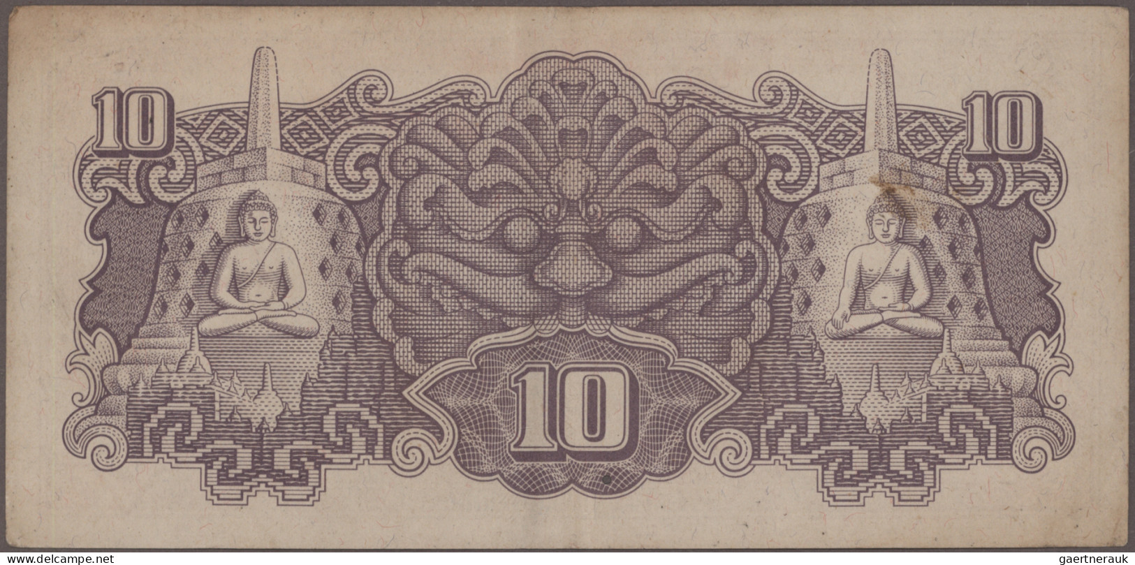 Netherlands Indies: De Japansche Regeering, Lot With 8 Banknotes, Occupation Per - Dutch East Indies