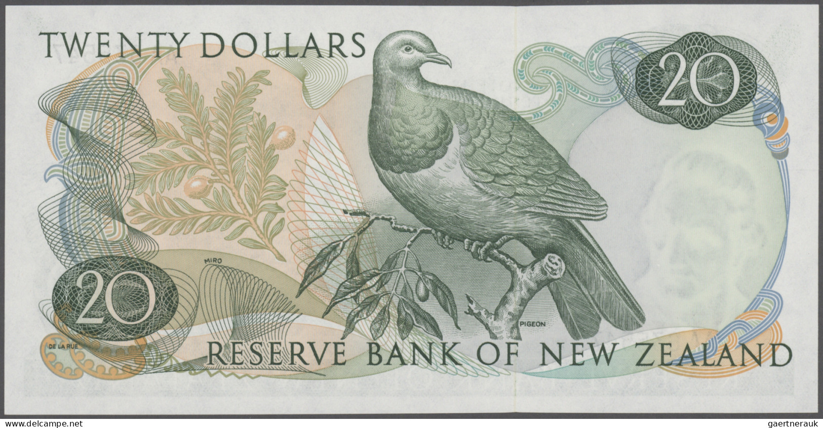 New Zealand: Reserve Bank Of New Zealand, 20 Dollars ND(1977-81), P.167a, Very S - Nouvelle-Zélande