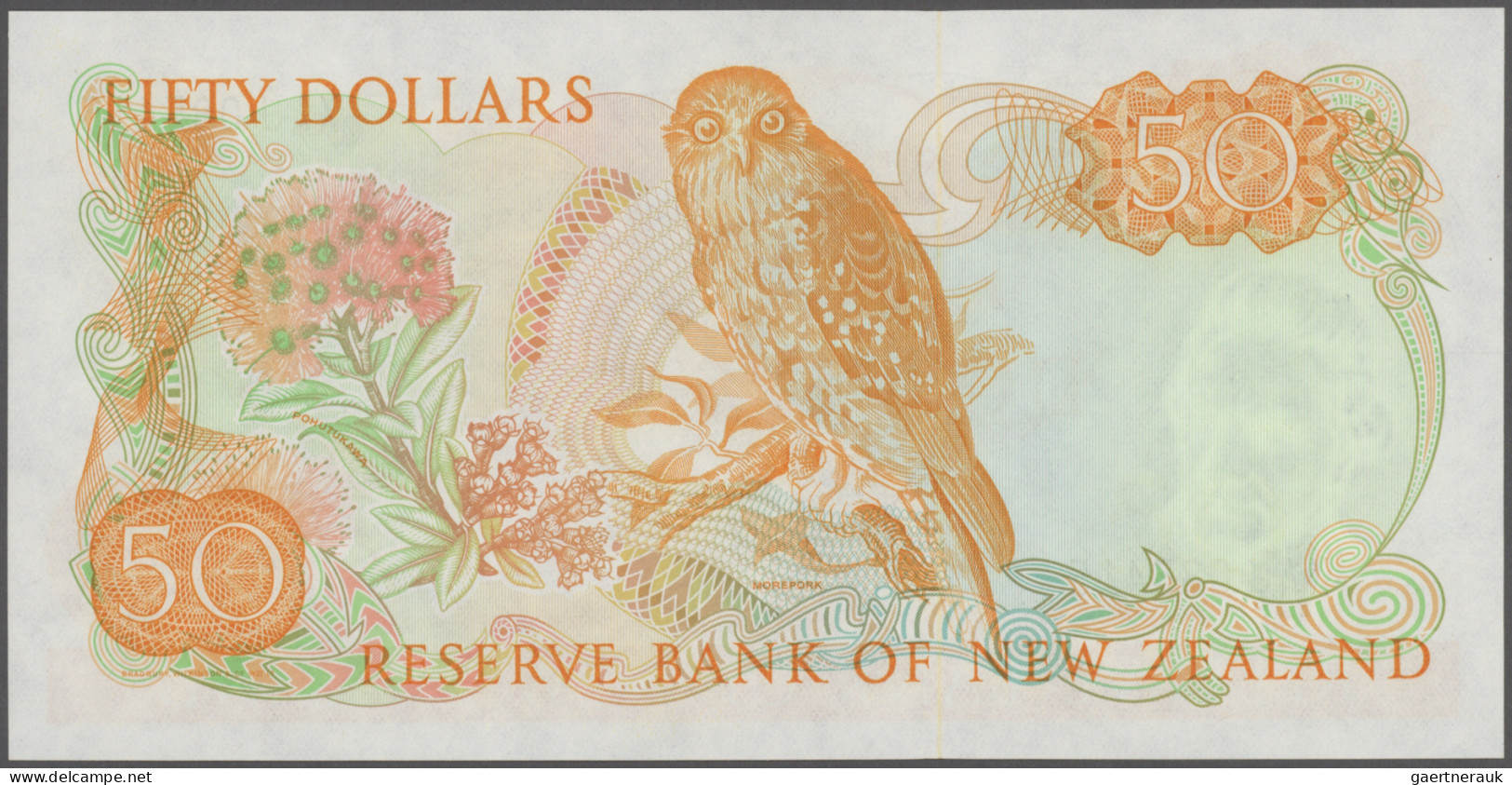 New Zealand: Reserve Bank Of New Zealand, 50 Dollars ND(1983-92), P.174a, Almost - Nuova Zelanda