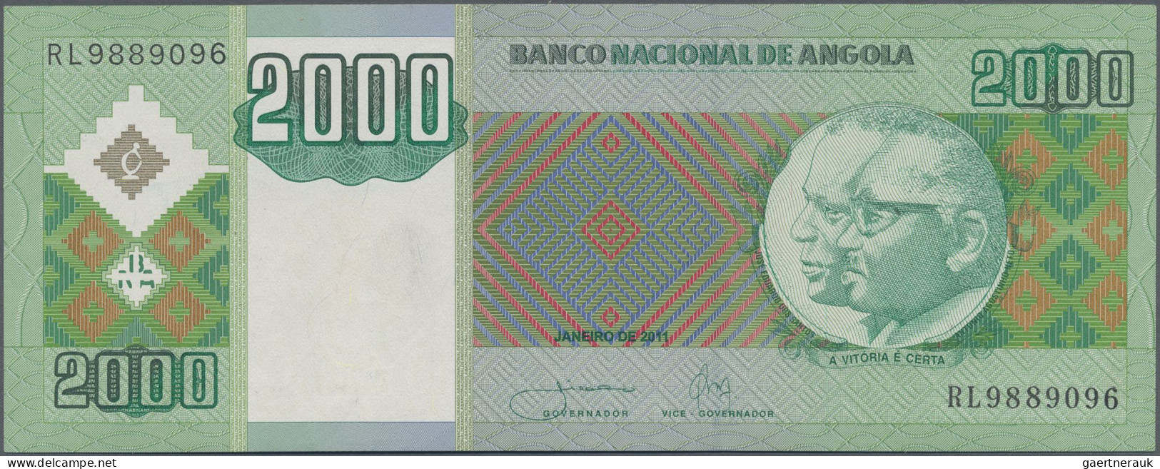 Worldwide: Set With 10 Banknotes From All Over The World, Comprising Banco De An - Other & Unclassified