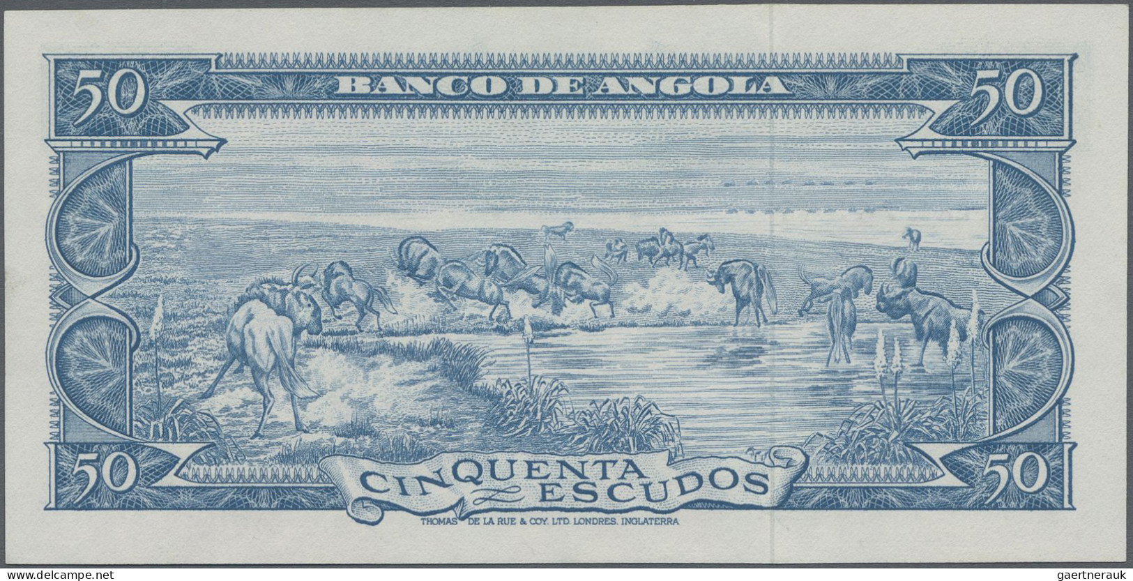 Worldwide: Set with 10 banknotes from all over the world, comprising Banco de An