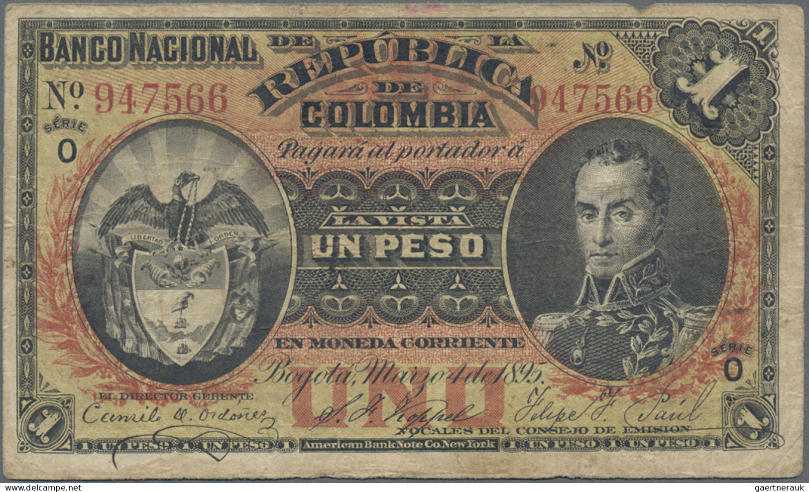 Worldwide: Nice Lot With 58 Banknotes From Mexico, Colombia, North- And South Vi - Andere & Zonder Classificatie