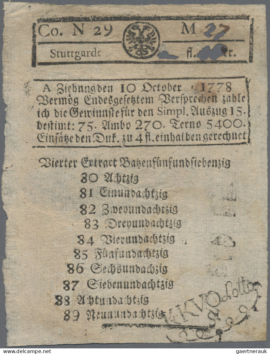 Worldwide: Lot With 77 Banknotes, Lottery Tickets And French Notgeld, Comprising - Sonstige & Ohne Zuordnung