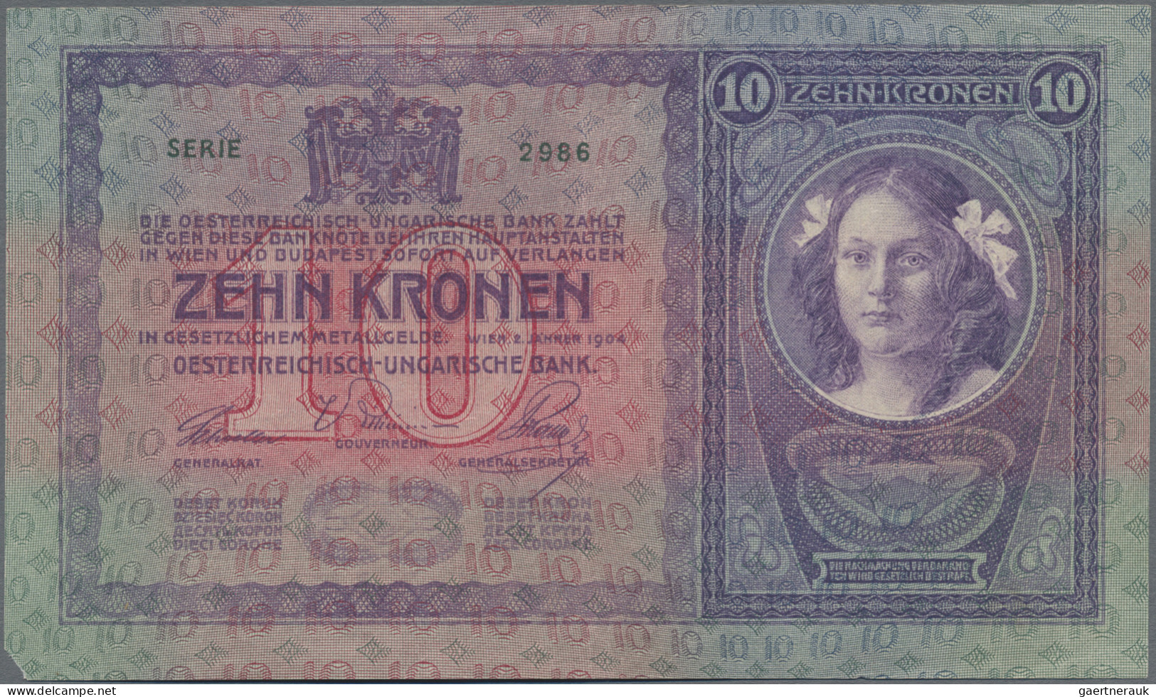 Worldwide: Album With More Than 42 Banknotes Austria And Hungary, Comprising For - Andere & Zonder Classificatie