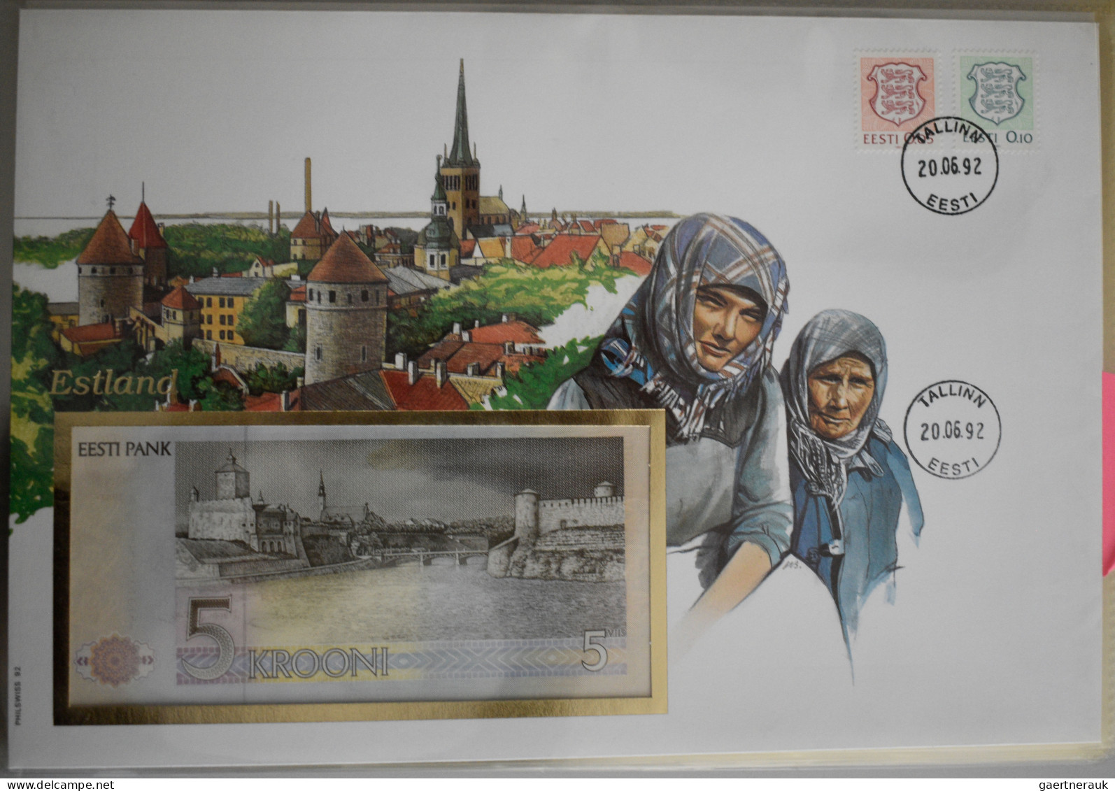 Worldwide: Album With 39 Banknote-letters From All Over The World. The Banknotes - Andere & Zonder Classificatie