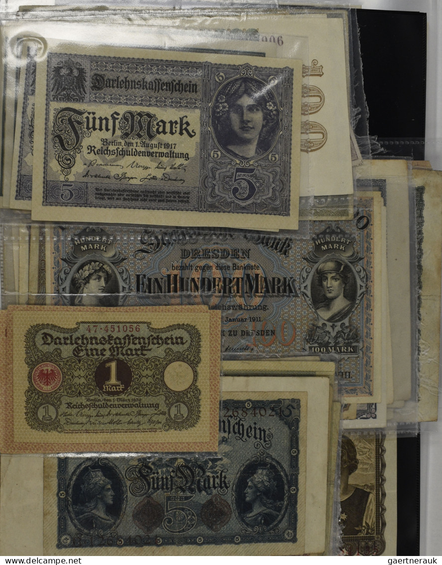 Deutschland - Deutsches Reich Bis 1945: Album Mit 121 Banknoten Ab Kaiserreich U - Sonstige & Ohne Zuordnung