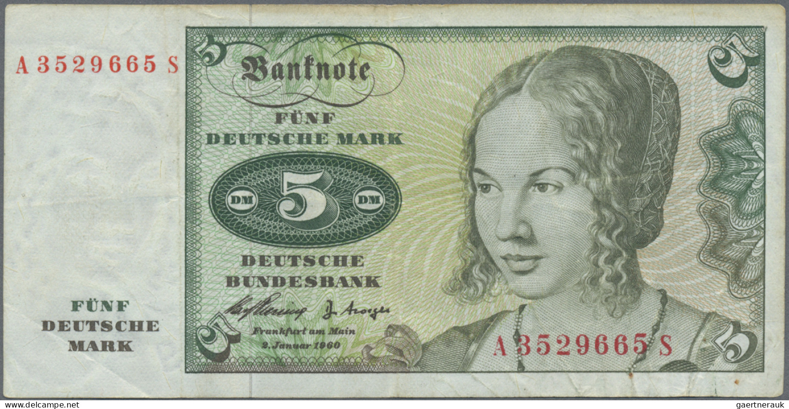 Deutschland - Bank Deutscher Länder + Bundesrepublik Deutschland: BBk I, 1960, K - Other & Unclassified