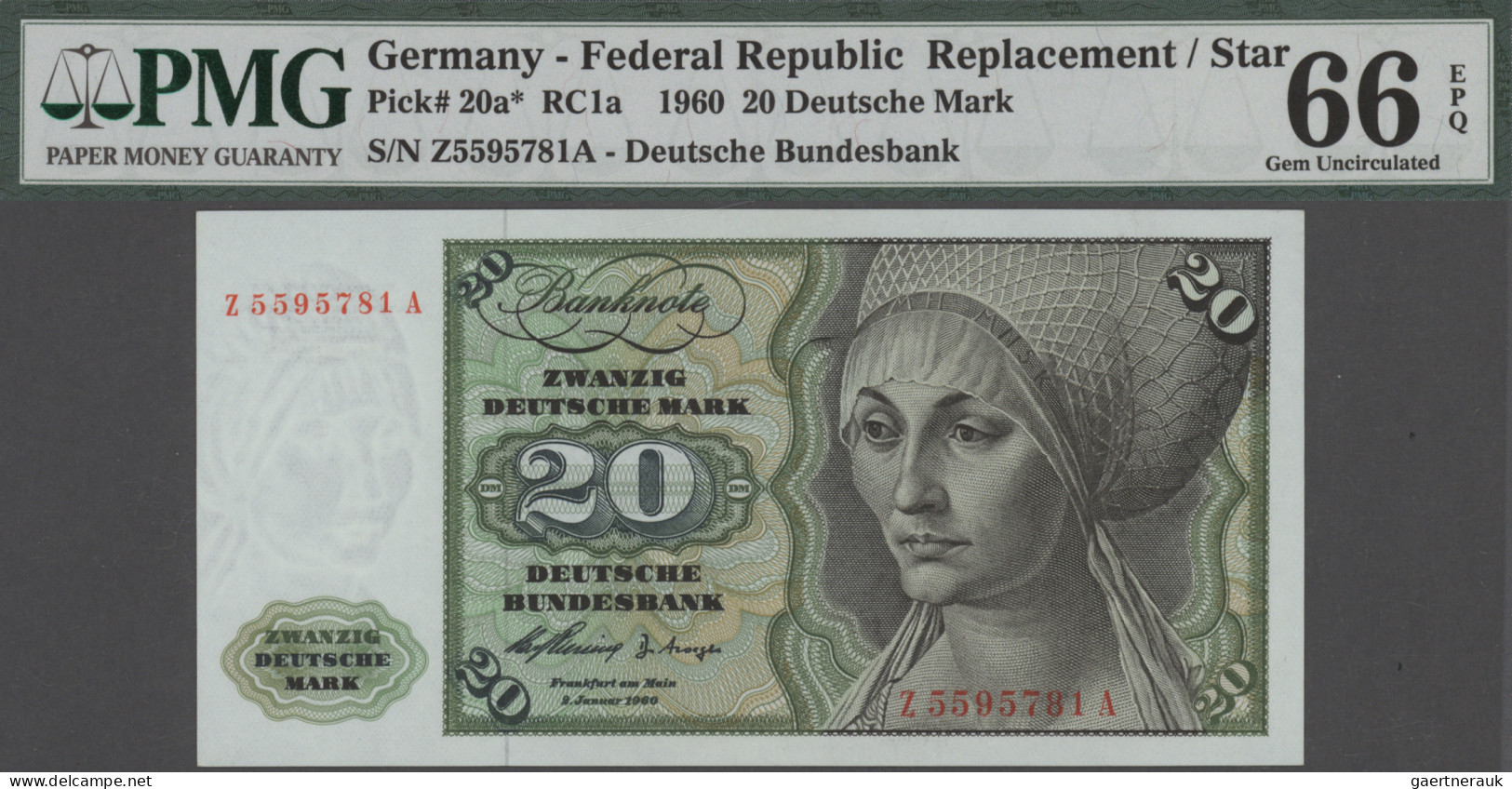 Deutschland - Bank Deutscher Länder + Bundesrepublik Deutschland: BBk I, 1960, 2 - Sonstige & Ohne Zuordnung