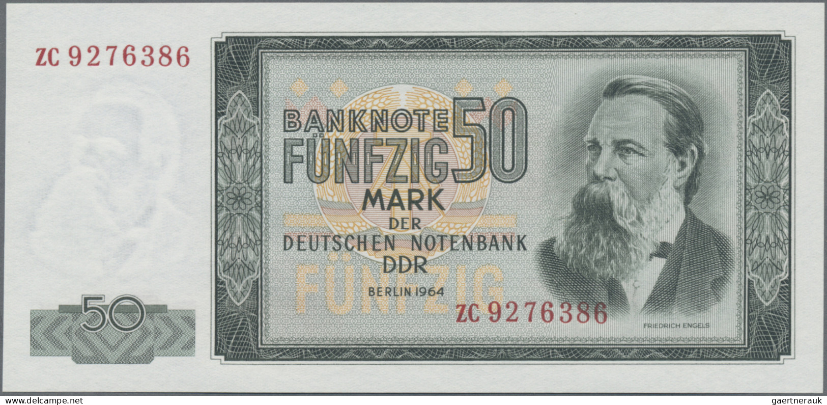 Deutschland - DDR: Deutsche Notenbank Der DDR, 1964, Lot Mit 6 Banknoten, Dabei - Autres & Non Classés