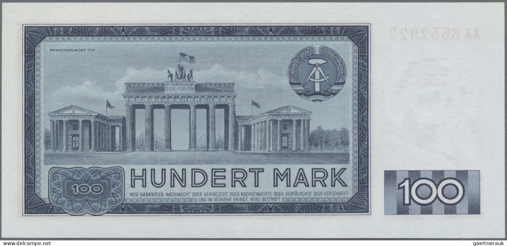 Deutschland - DDR: Deutsche Notenbank der DDR, 1964, Lot mit 6 Banknoten, dabei