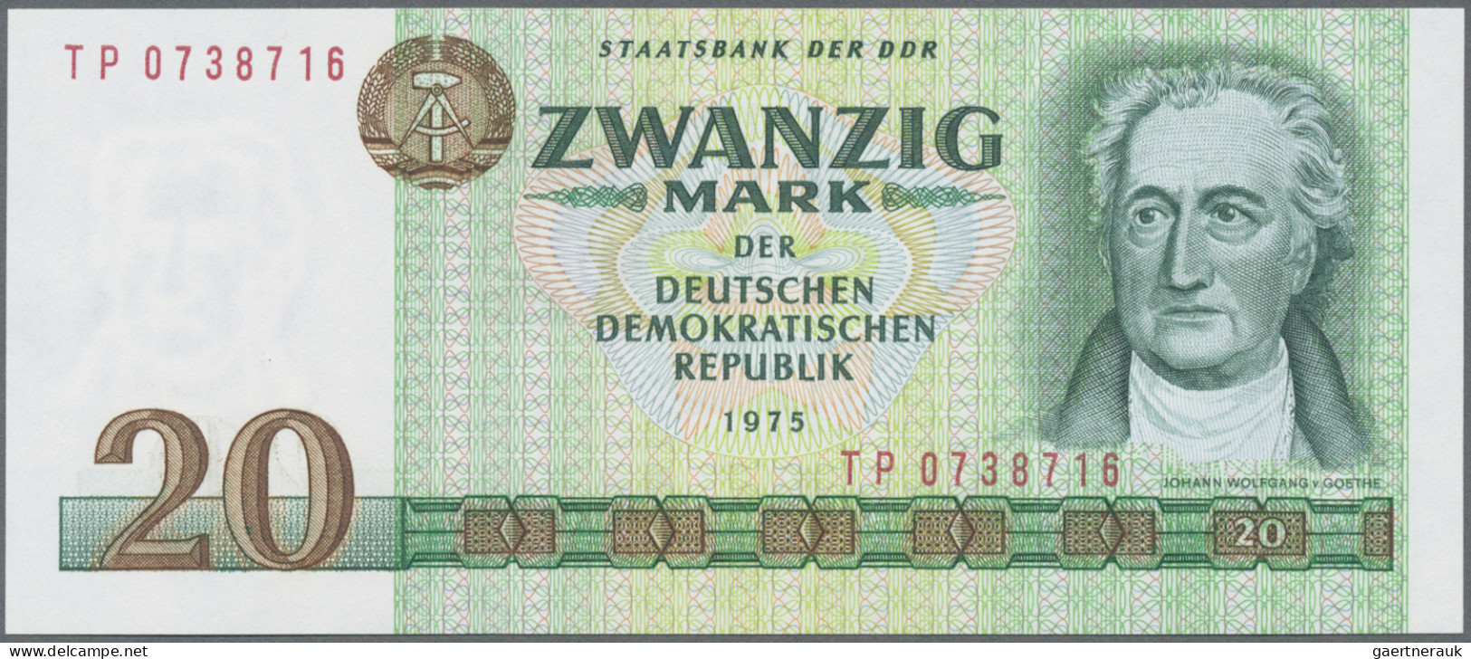 Deutschland - DDR: Staatsbank Der DDR, 1971/75 Und 1985, Lot Mit 12 Banknoten Un - Autres & Non Classés