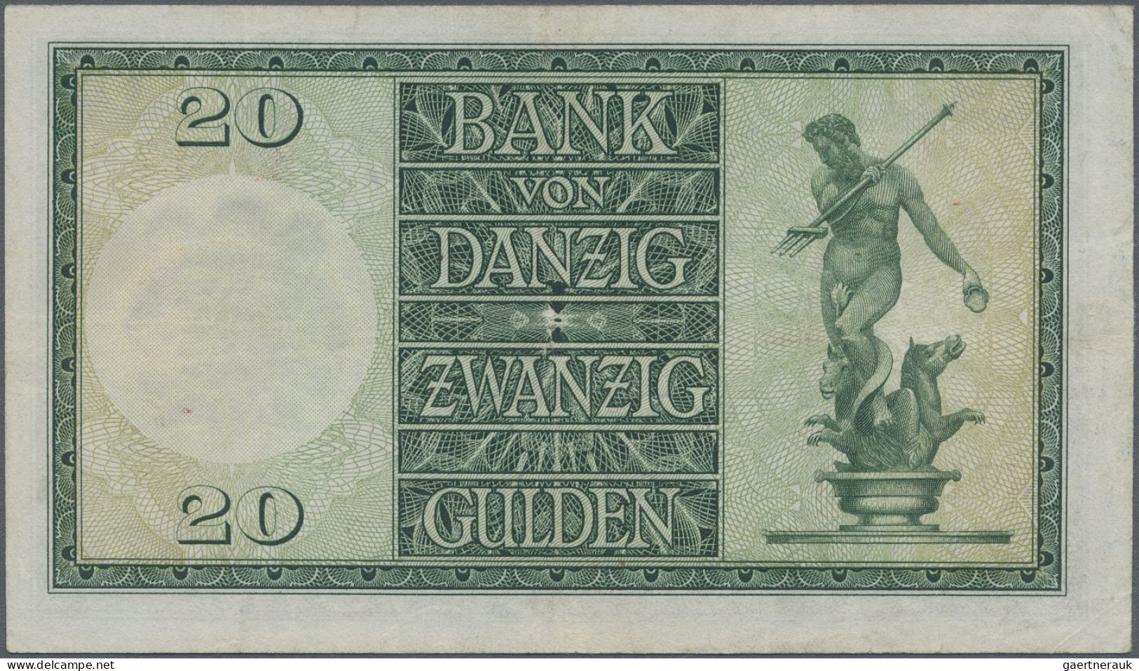 Deutschland - Nebengebiete Deutsches Reich: Bank Von Danzig – 20 Gulden Vom 01.1 - Other & Unclassified