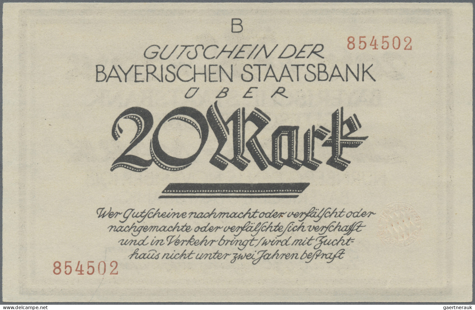 Deutschland - Notgeld: Nürnberg Und Fürth, Stadt, 5, 10, 20 Und 50 Mark 1918, Je - Sonstige & Ohne Zuordnung