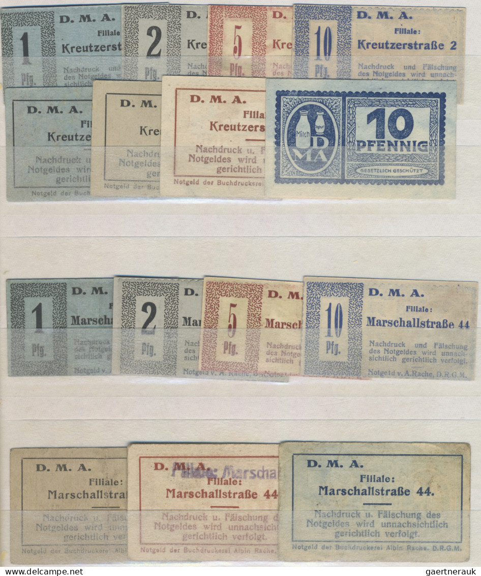 Deutschland - Notgeld - Sachsen: Dresden, D.M.A. (Dresdner Milchversorgungsansta - [11] Local Banknote Issues