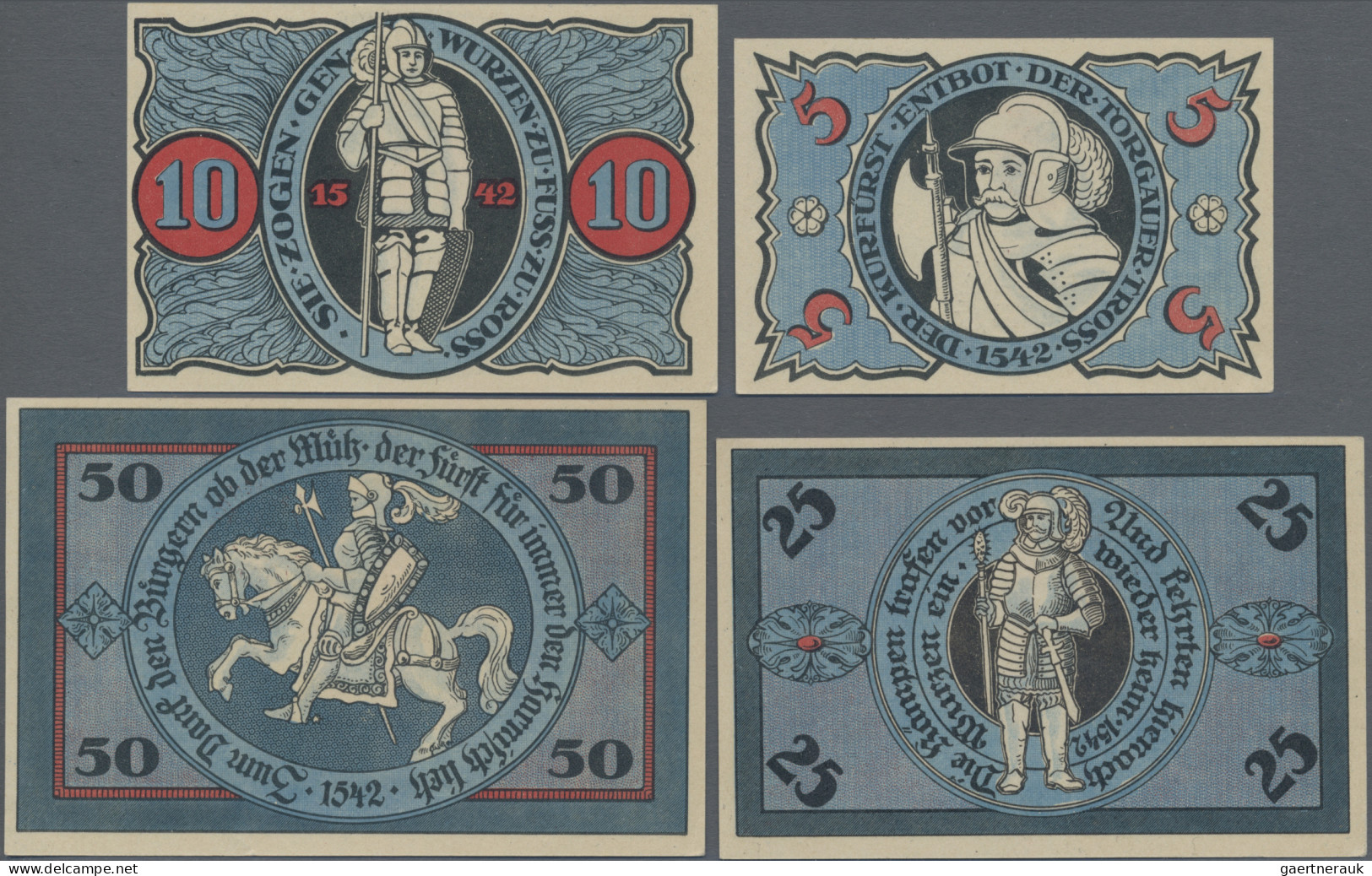 Deutschland - Notgeld - Sachsen-Anhalt: Torgau, Stadt, Dachdecker-Verbandstag 22 - [11] Local Banknote Issues