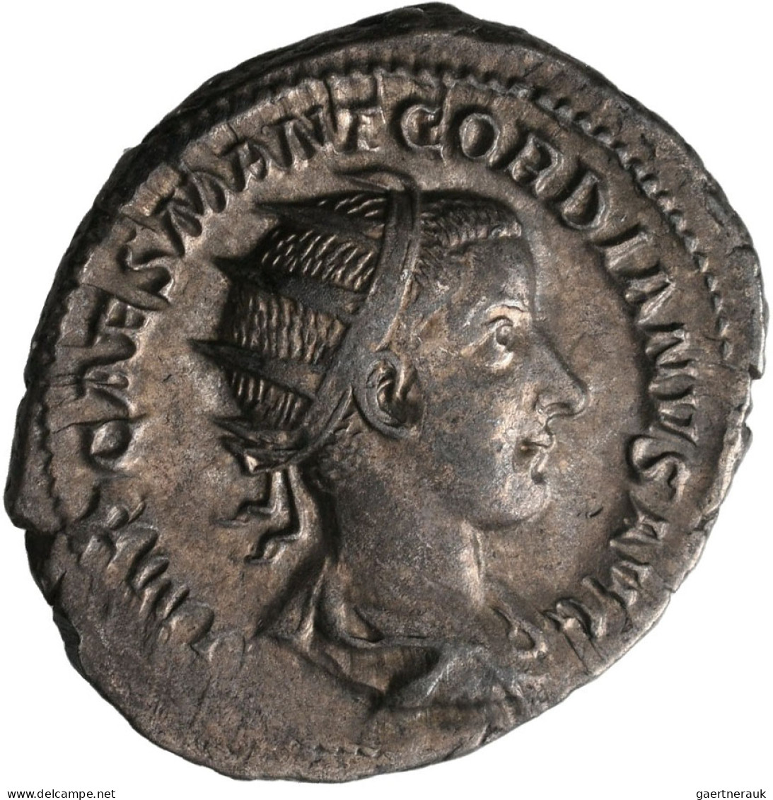 Gordianus III. (238 - 244): Lot 2 Antoniniane: Büste Mit Strahlenkrone, IMP CAES - The Military Crisis (235 AD To 284 AD)