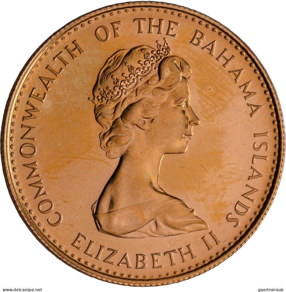 Bahamas - Anlagegold: Gold-Set 1972 Mit 4 Goldmünzen: 100 Dollars, 50 Dollars, 2 - Bahamas