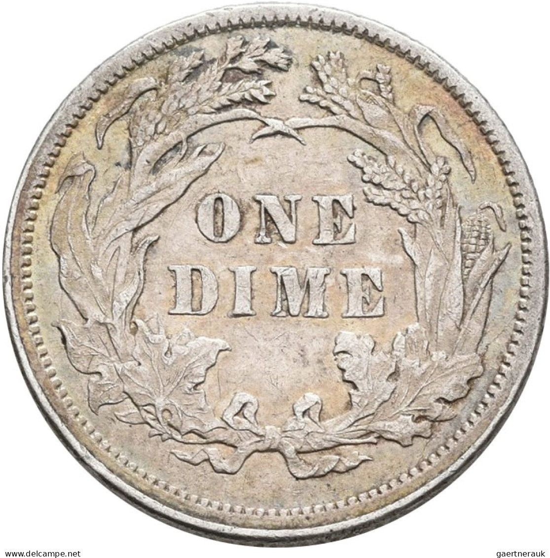 Vereinigte Staaten Von Amerika: 1 Silber Dime 1886, KM A92; Fast Vorzüglich. - Sonstige & Ohne Zuordnung