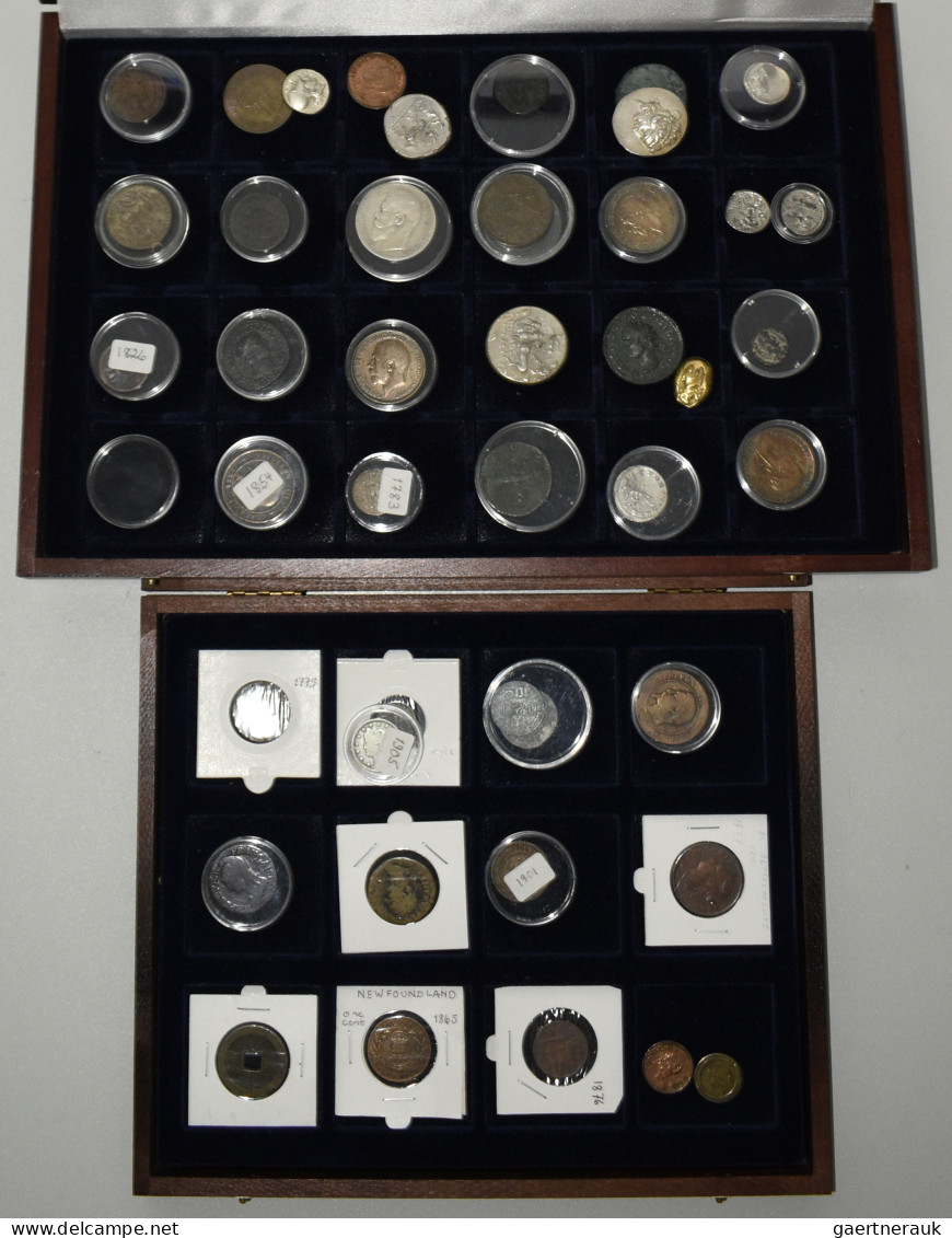 Alle Welt: Fundgrube: Partie Von Circa 40 Münzen In Silber Und Kupfer; U. A. Thr - Sonstige & Ohne Zuordnung
