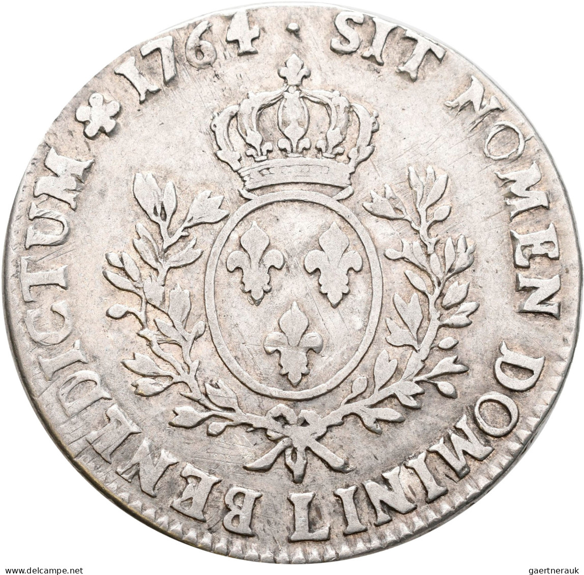 Frankreich: Louis XV. 1715-1774: Ecu 1764 L, Bayonne. 28,91 G. KM# 512.12, Gadou - Andere & Zonder Classificatie