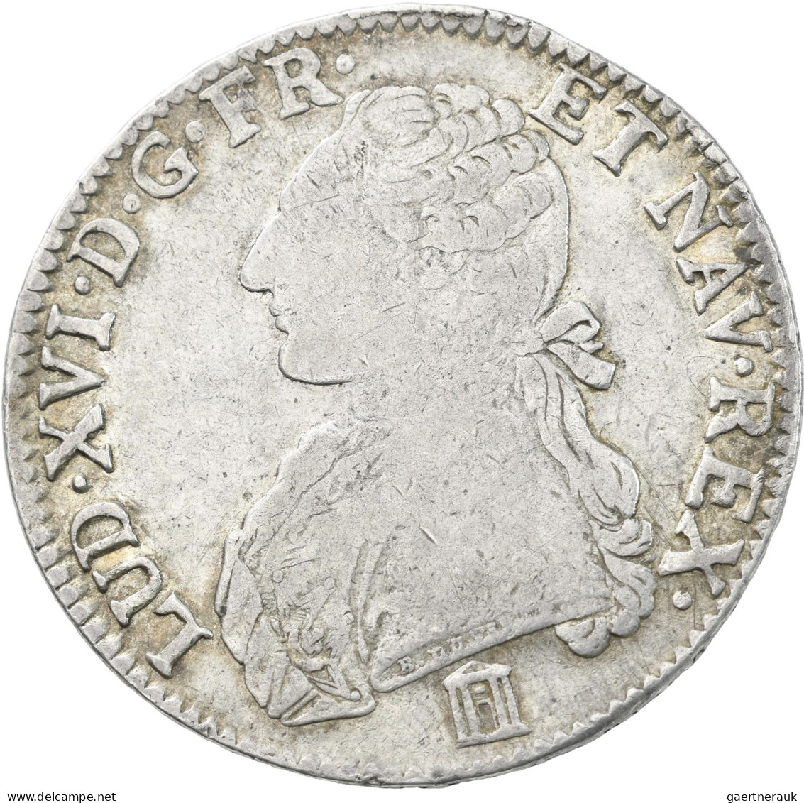 Frankreich: Louis XVI. 1774-1793: Ecu 1785 K, Bordeaux. 28,90 G. KM# 564.8, Gado - Autres & Non Classés