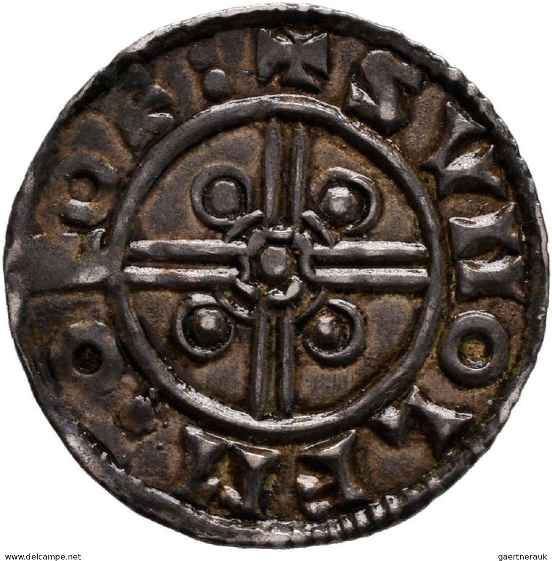 Großbritannien: Cnut 1016-1035: Silber Penny, 1,02 G, Seaby 1158, Zaponiert, Seh - Other & Unclassified