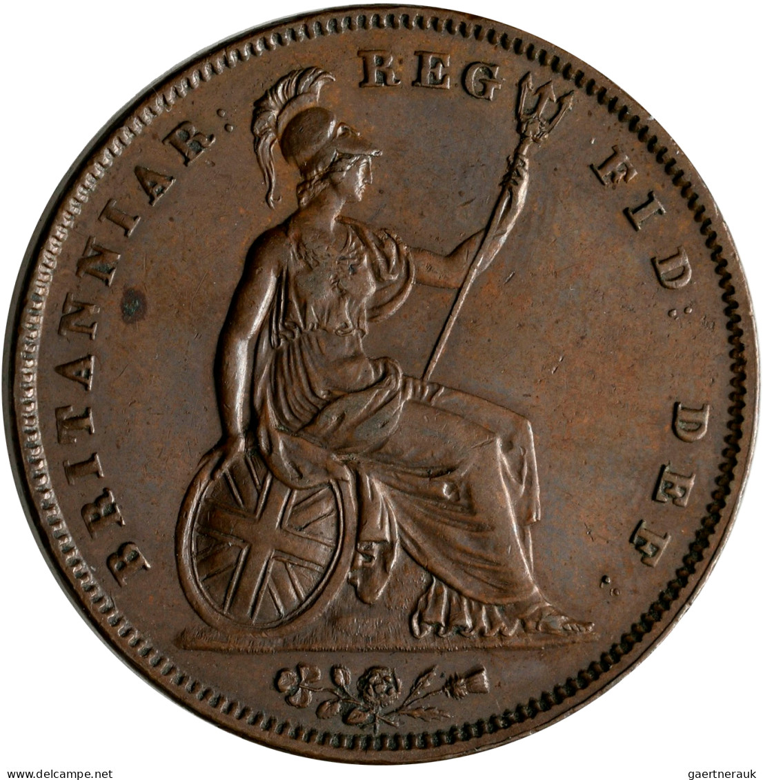 Großbritannien: Victoria 1837-1901: 1 Penny 1841, Ohne Doppelpunkt Nach REG, KM# - Autres & Non Classés