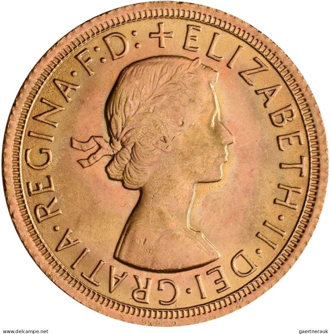 Großbritannien - Anlagegold: Elizabeth II. 1952-2022: 2 X Sovereign 1966, KM# 90 - Autres & Non Classés