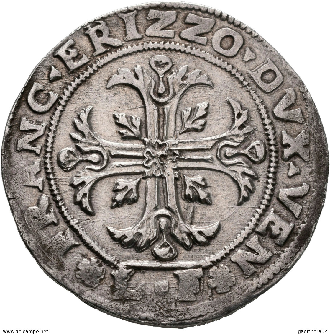 Italien: Venedig, Francesco Erizzo 1631-1646: Scudo Della Croce Zu 140 Soldi O.J - 1861-1878 : Vittoro Emanuele II