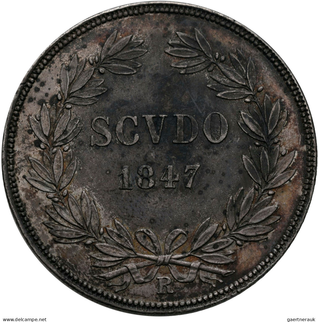 Italien: Kirchenstaat, Lot 4 Stück; Pius VII. 1800-1823. Mezzo Scudo 1816 Bologn - 1861-1878 : Victor Emmanuel II.