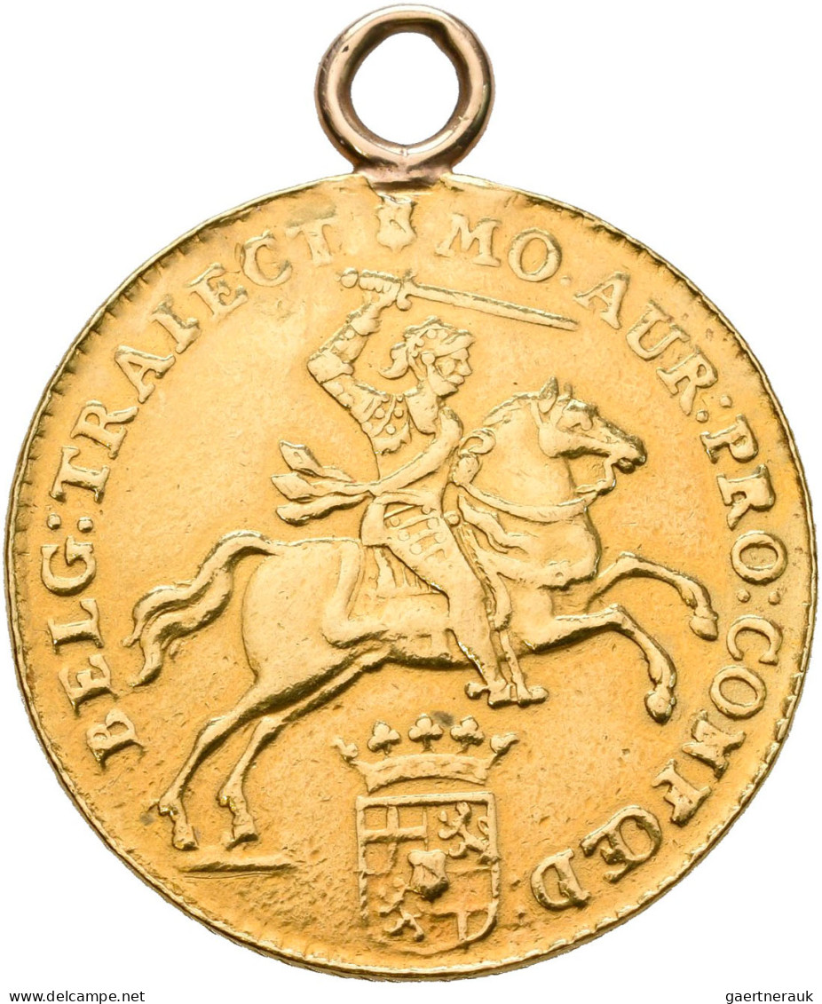 Niederlande: Utrecht: 14 Gulden 1760, Goldener Reiter - Gouden Rijder. Friedberg - 1795-1814 : Napoleonic And French Protectorate/Domination