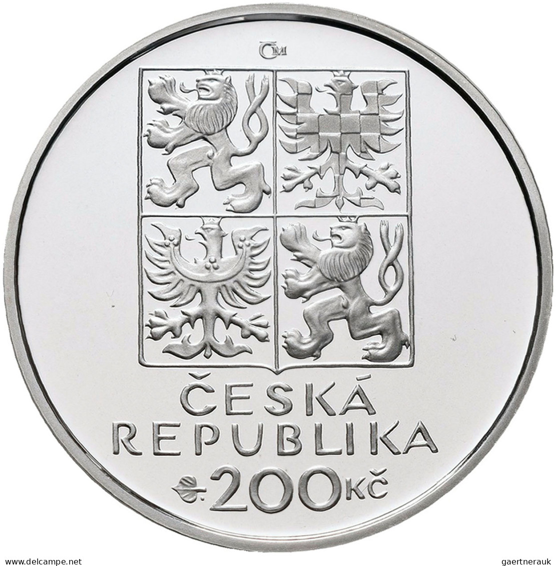 Tschechien: 200 Kc 1999 - 200 Kč 1999 100. Geburtstag Ondres Sekora / Ondřej Sek - Tsjechië