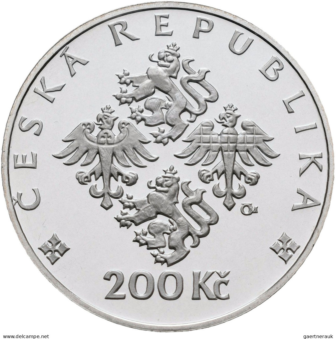 Tschechien: 200 Kc 2002 - 200 Kč 2002 Schutzheilige Heilige Zdislava Von Lämberg - Tschechische Rep.