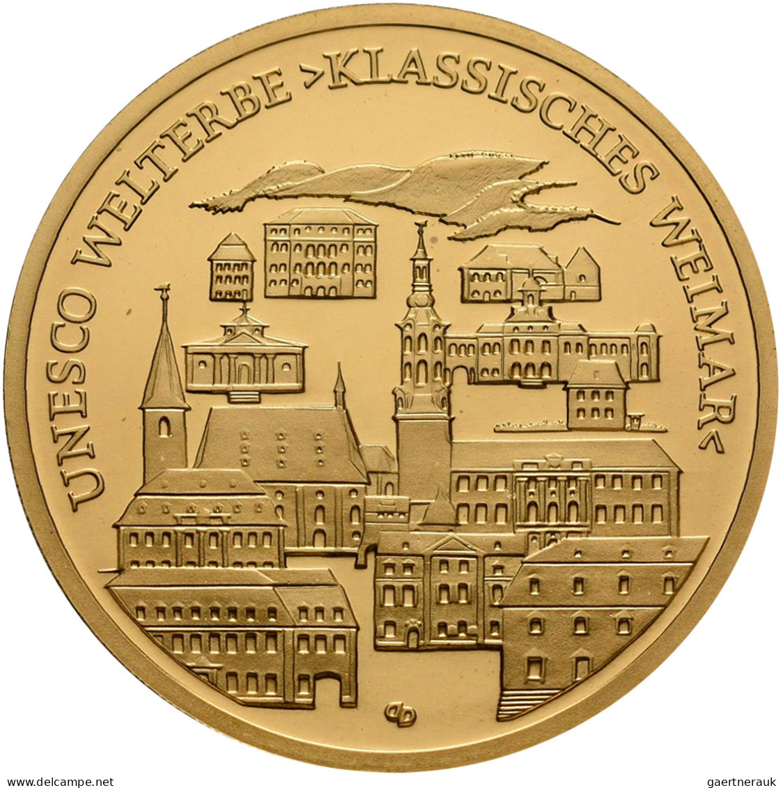 Deutschland - Anlagegold: 5 X 100 Euro 2006 Klassisches Weimar (komplette Serie - Allemagne